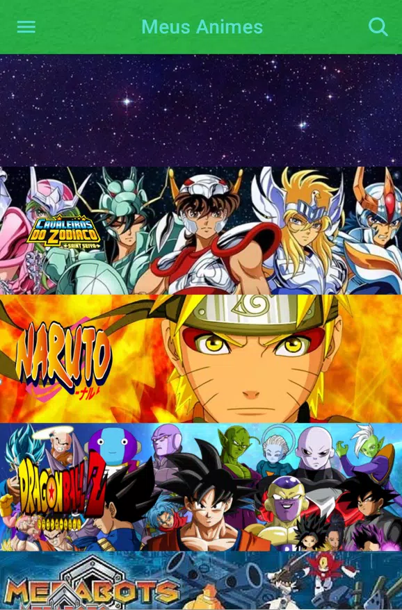 Meus animes.