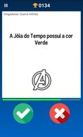 Quiz dos Vingadores: Guerra Infinita e Ultimato Ekran Görüntüsü 2