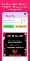 Editor de Vídeos de Amor تصوير الشاشة 2