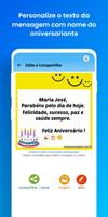 Cartão Mensagem de Aniversário syot layar 2