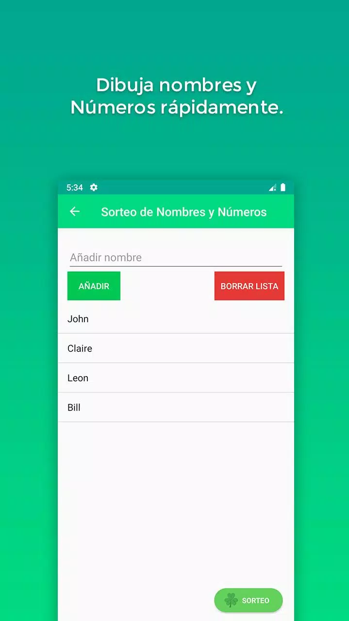 Sorteo Numeros Y Nombres Descarga de APK de Sorteo de Nombres y Números para Android