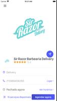 Sir Razor Barbearia Delivery Plakat