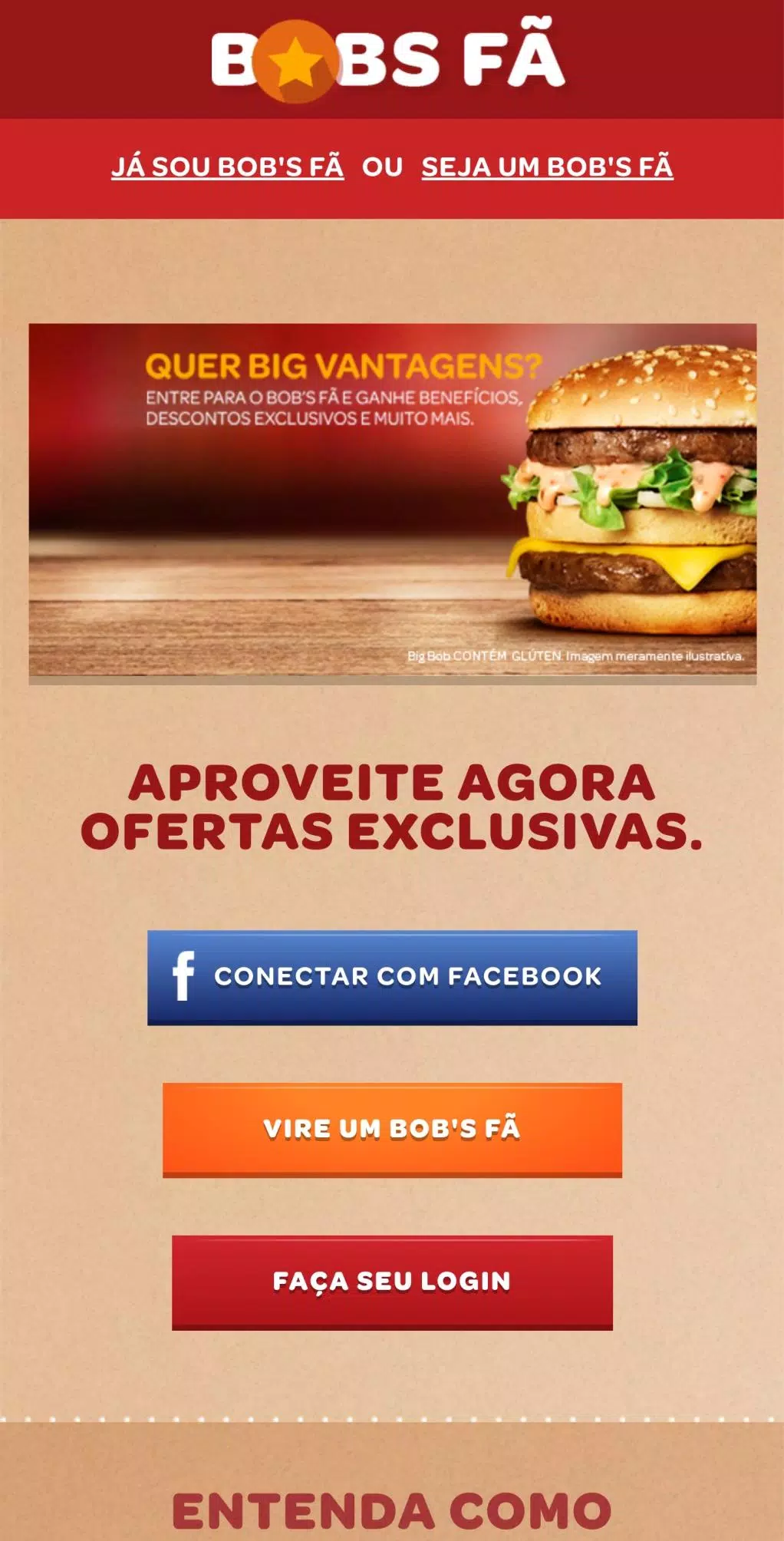 Promoção: Ganhe Cupons de Desconto do Bob's Fã.