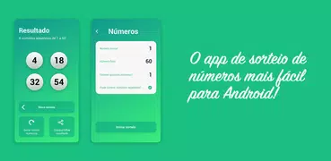Sorteio Fácil - Números, nomes