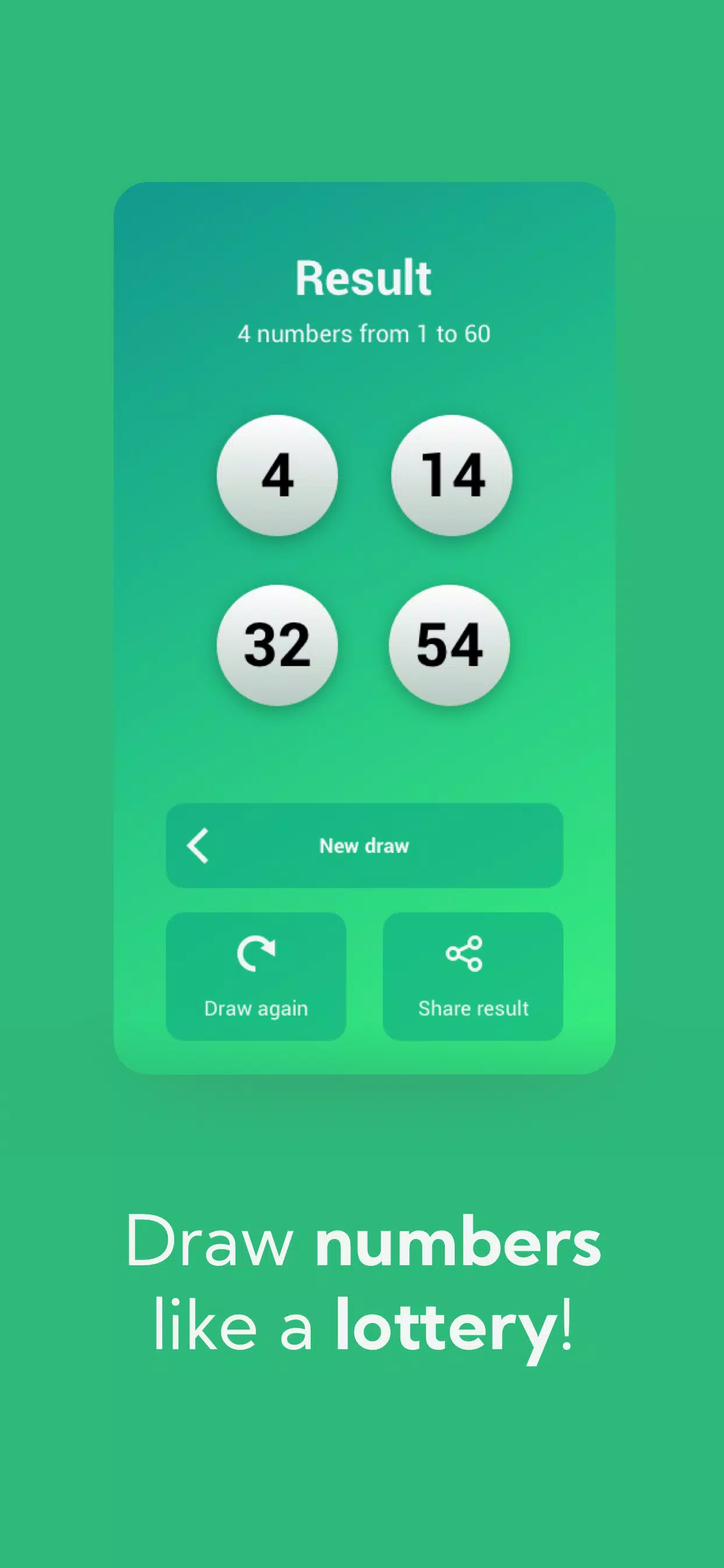 Pronto Lotto: Generatore di numeri casuali for Android - APK Download