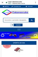 Loja Virtual Cabanascuba ポスター