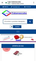 Loja Virtual Cabanascuba スクリーンショット 1