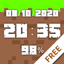 Clock & Battery Wallpaper Bloc-APK