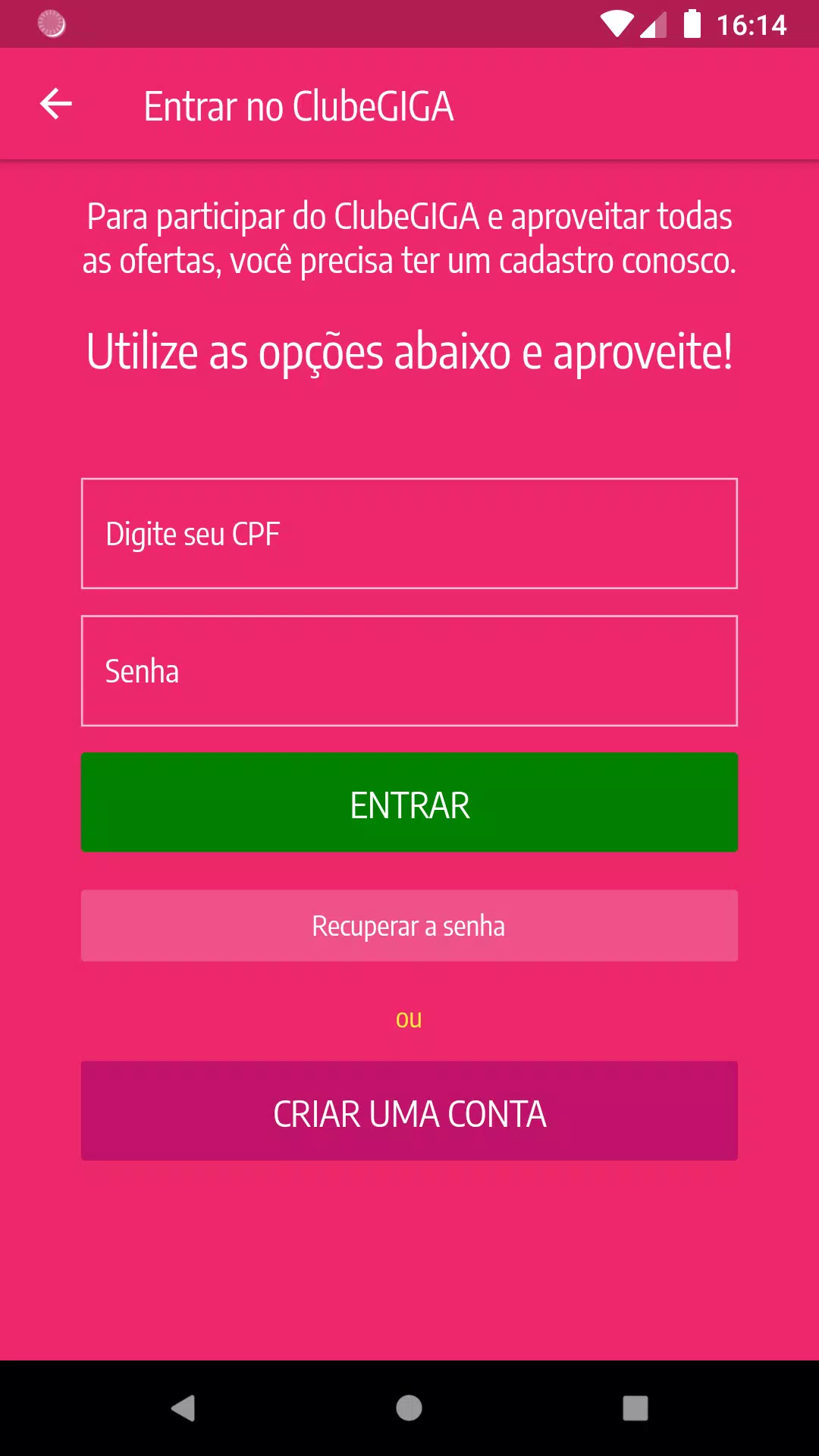 Download do APK de Clube Giga - Lojas Giga para Android