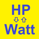 Hp -> Watt -> HP - Convertidor APK