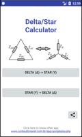Delta(∆) -> Star(Y) -> Delta(∆) - Calculator poster