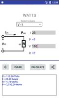 Volt/Amp/Watt/Ohm - Calculator screenshot 3