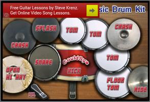 Classic Drum Kit Affiche