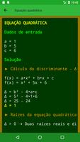 Fórmulas de Matemática Cartaz