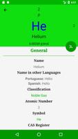 برنامه‌نما Periodic Table of the Elements عکس از صفحه