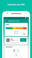 Gewichts-tracker en BMI-calcul Screenshot 3