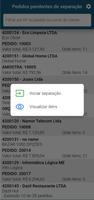 Demander Separação de pedidos screenshot 2