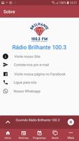 Brilhante FM 100,3 captura de pantalla 3