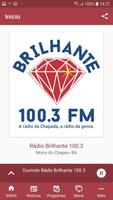 Brilhante FM 100,3 captura de pantalla 1