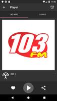 Rádio 103 FM الملصق