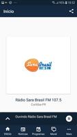 Rádio Sara Brasil FM 107.5 captura de pantalla 1