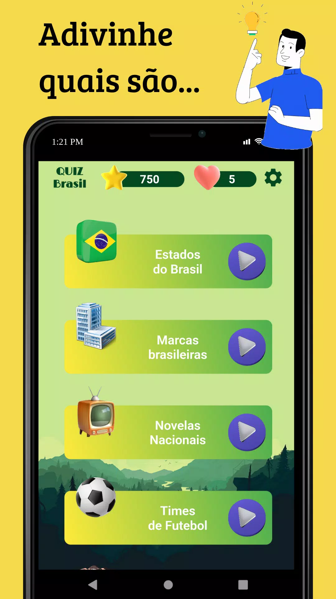 APK Quiz - Bandeiras dos Estados Brasileiros untuk Muat Turun Android