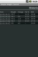 Simple Weight Control スクリーンショット 2