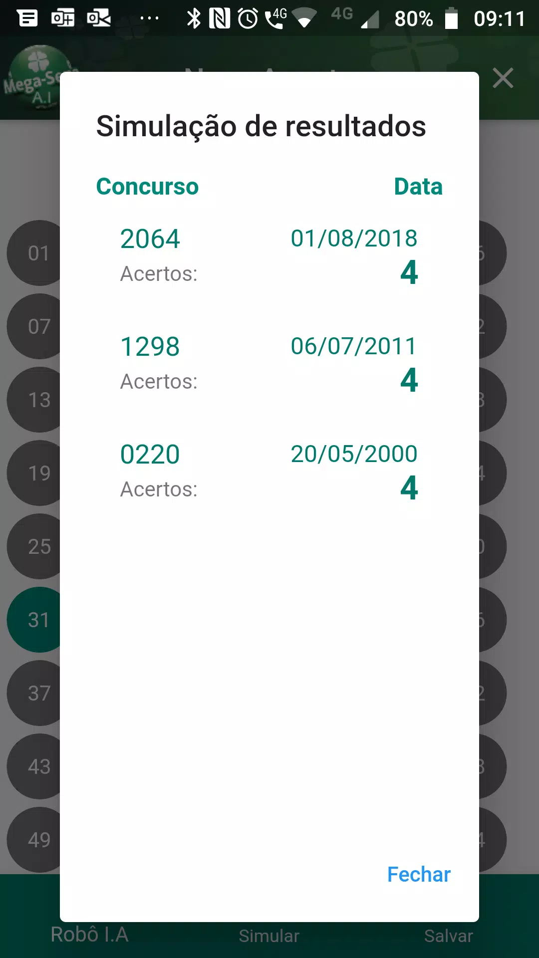 Descarga de APK de Lotofacil AI - Robo da Loteria Federal para Android