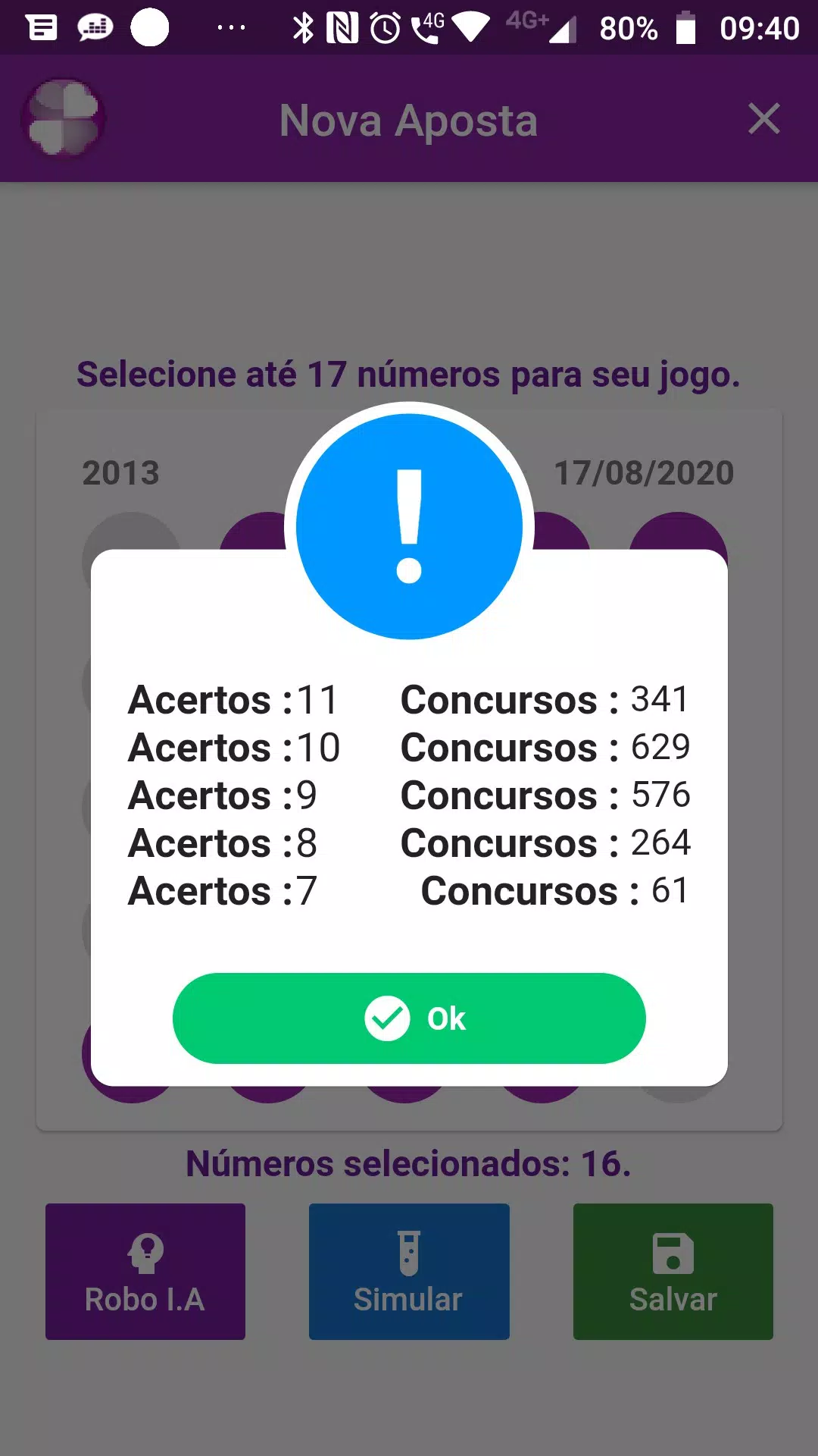 Descarga de APK de Lotofacil AI - Robo da Loteria Federal para Android