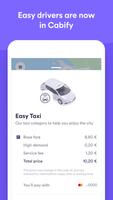 Easy Taxi, a Cabify app Plakat
