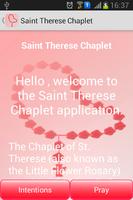 Saint Therese Chaplet poster