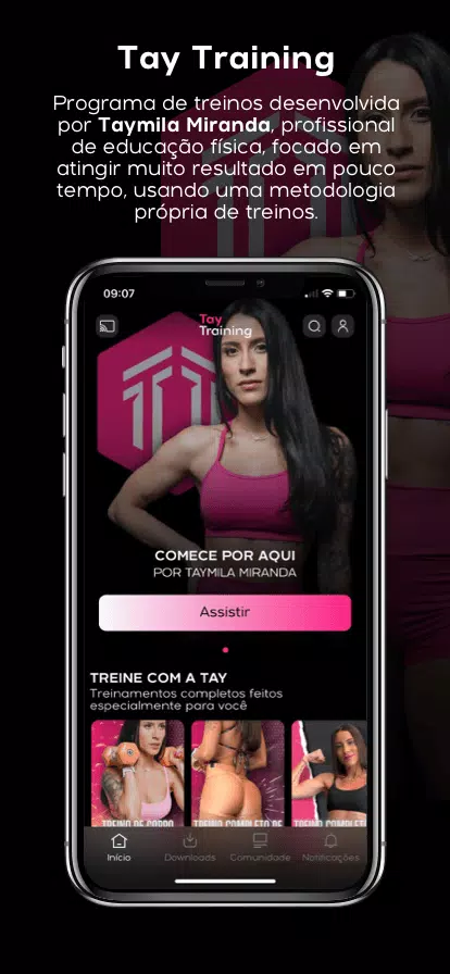 Tay Training - O melhor app para malhar do Brasil!