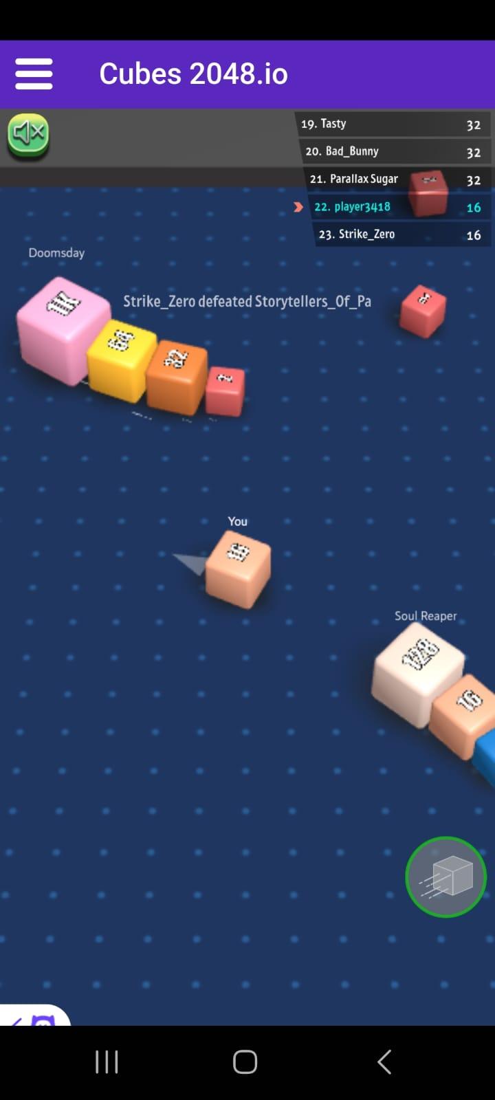 Cubes 2048.io