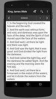 King James Version Bible (KJV) تصوير الشاشة 3