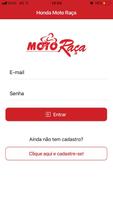 Honda Moto Raça plakat