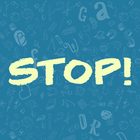 ¡Stop! Sorteo de letras icono