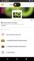 Anos 80 Beer e Burguer الملصق