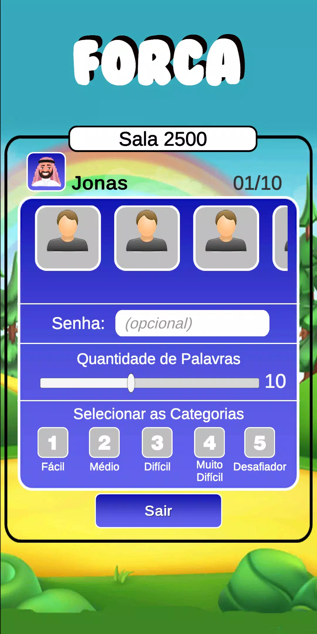 Download do APK de Jogo da Forca - Multiplayer para Android