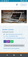 Evolução Cursos Affiche