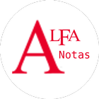 Alfa Notas أيقونة