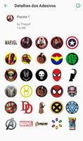 پوستر WAStickerApps - Figurinhas Whatsapp DC x Marvel