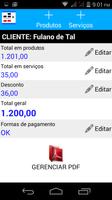 Orçamento Serviços e Produtos screenshot 3