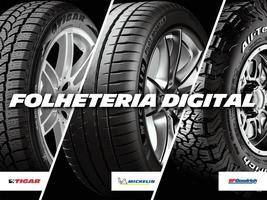 Folheteria Digital Michelin الملصق