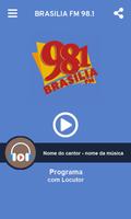 BRASÍLIA FM 98.1 Affiche