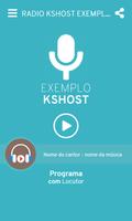 Rádio KSHOST - Exemplo 1 ảnh chụp màn hình 1