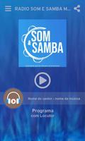 Rádio som e samba music Affiche