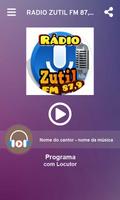 RÁDIO ZUTIL FM 87,9 poster