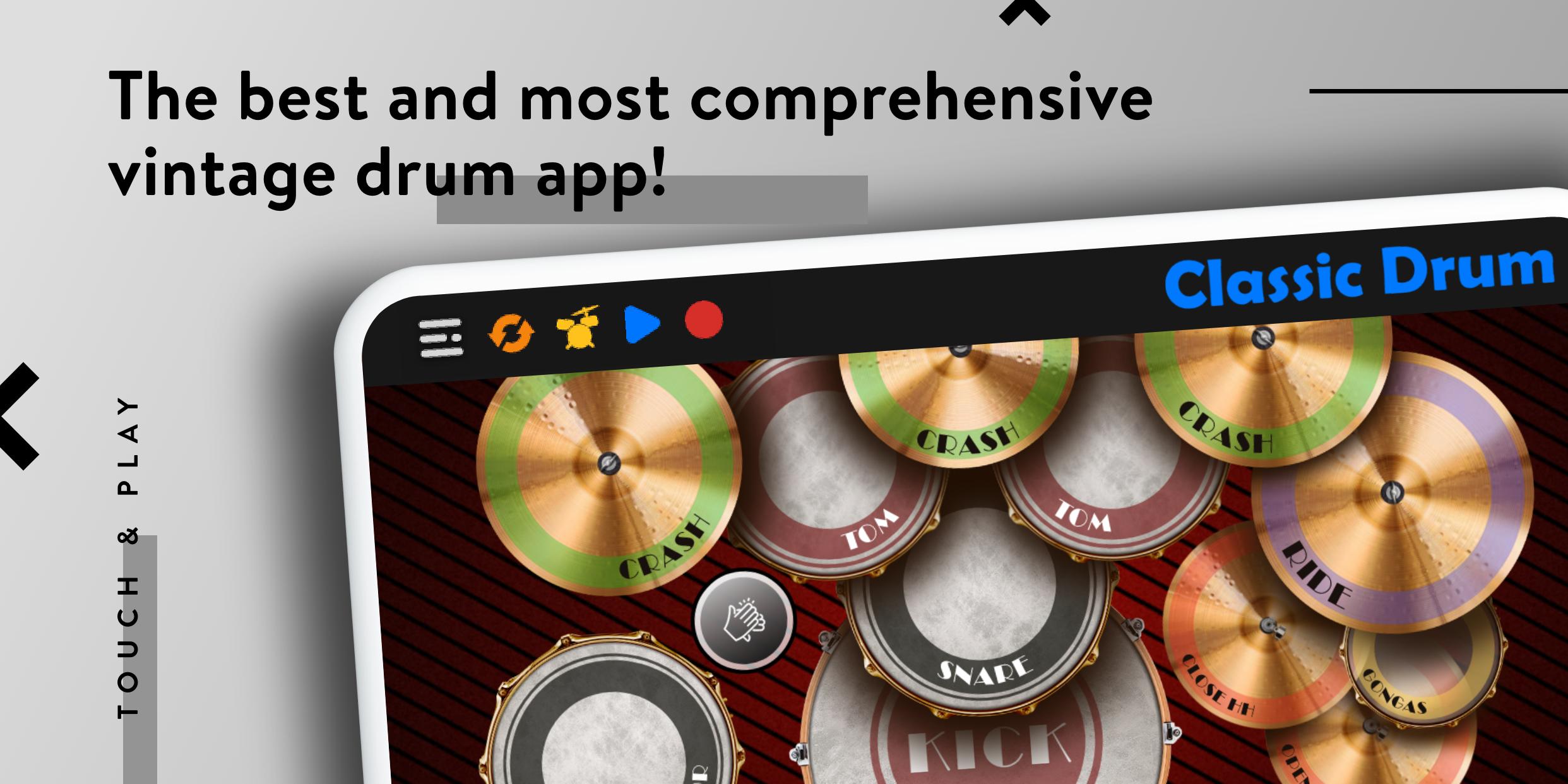 CLASSIC DRUM: Vintage drum set for Android - APK Download