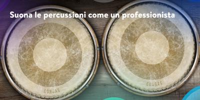 Poster Congas & Bongo: percussione