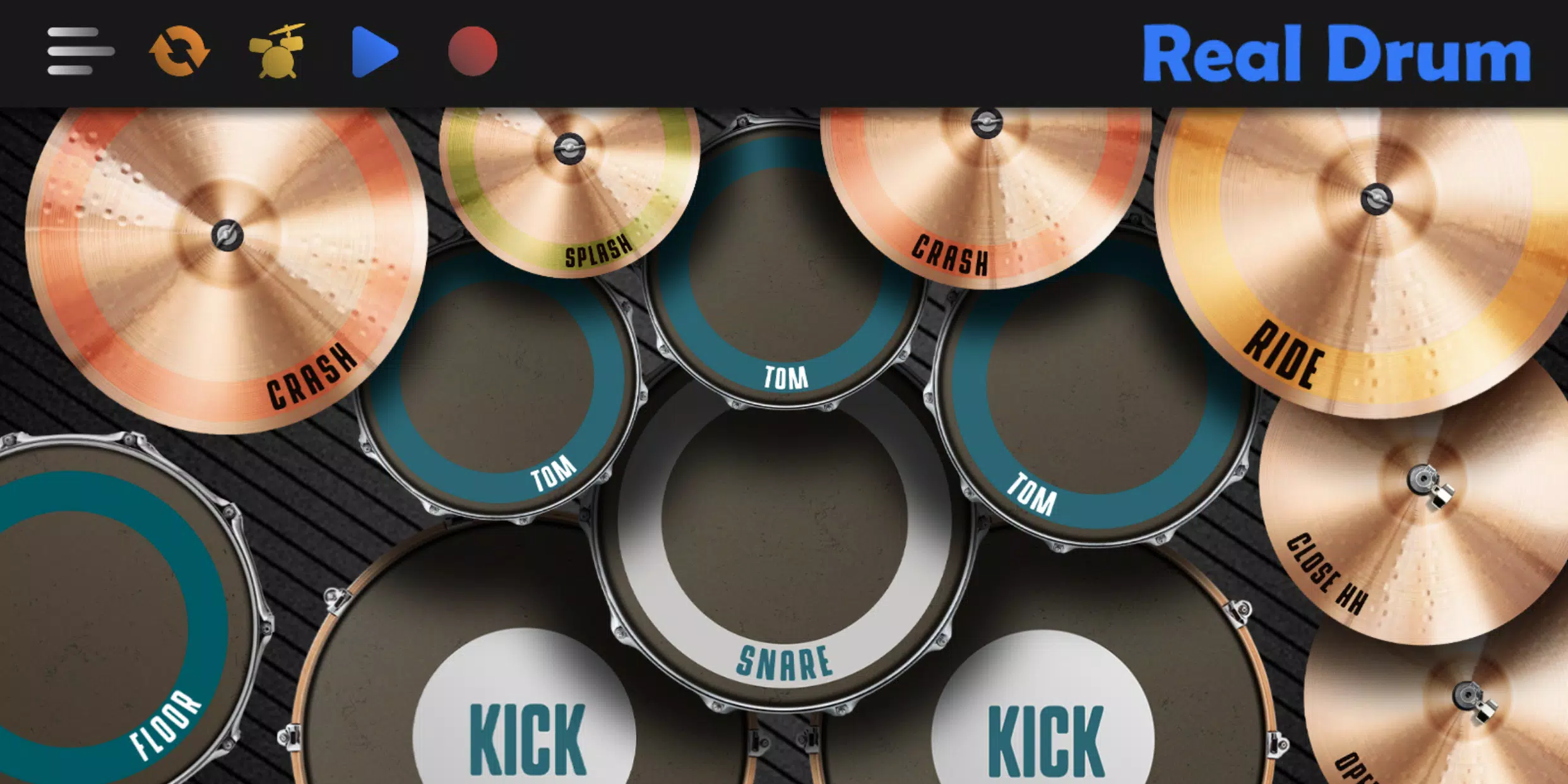 Real Drum APK pour Android Télécharger